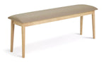 Skandi Wooden Dining Bench Oak | Modern Dining Room Bench Furniture