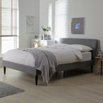 Mondial Double Bed Frame - Grey