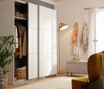 Holsted 200cm Sliding Wardrobe - White | Refined Bedroom Atmosphere