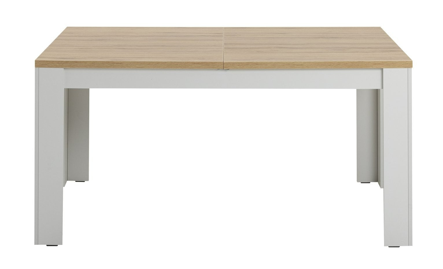 Preston Extending Dining Table - Grey & Oak | Two-tone table,extension mechanism