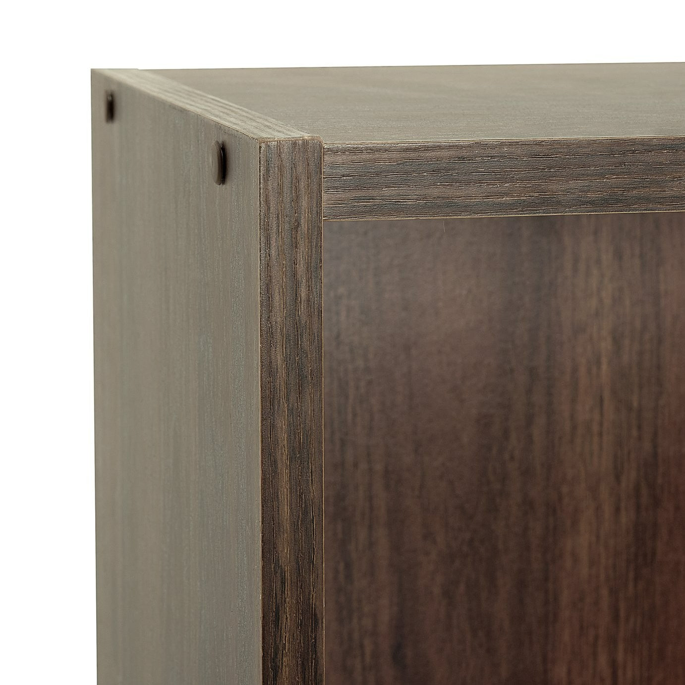Home Maine 2 Drawer Bookcase - Walnut | Neat Accessory Storage