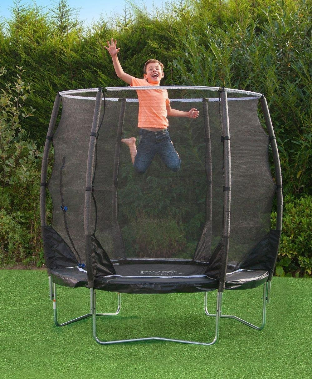 Plum Magnitude 6ft Outdoor Kids Trampoline with Enclosure | Garden Play Equipmen