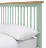 Home Aubrey Double Wooden Bed Frame Sage Green | Modern Bedroom Furniture