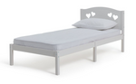 Habitat Home Mia Single Bed Frame - White | Modern Sturdy Bedroom ( B Grade )