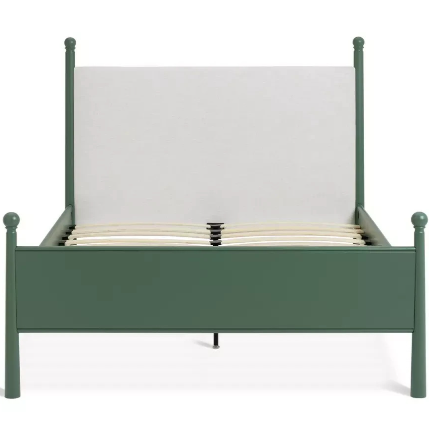 x Morris & Co. Double Bed Frame - Green (B GRADE)