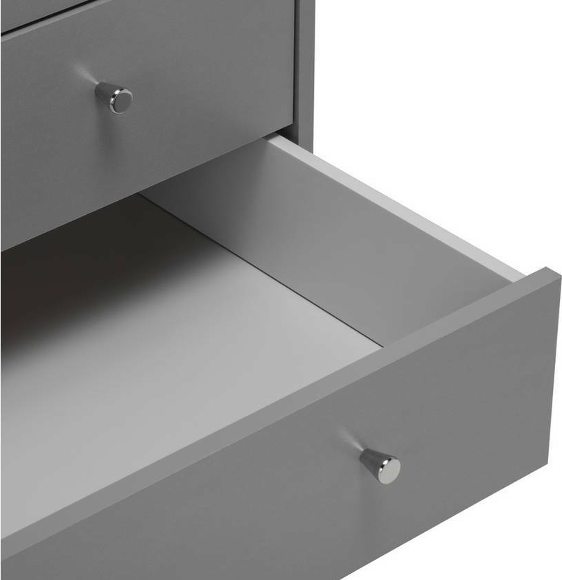 Malibu 2 Door 2 Drawer Wardrobe - Grey (B Grade)
