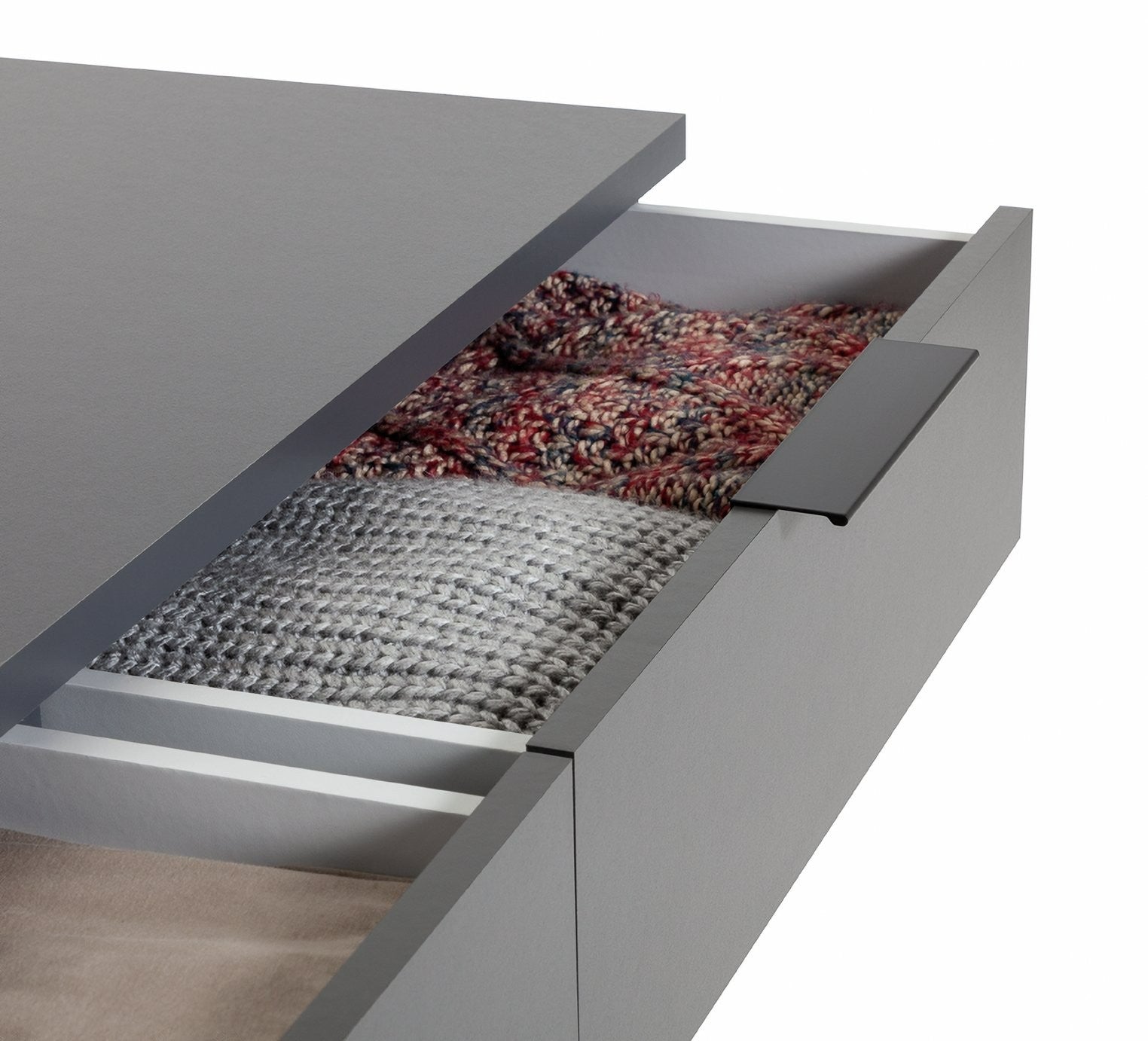 Hallingford 8 Drawer Chest - Anthracite | Modern Bedroom Storage