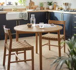 Jessie Wood 4 Seater Folding Table - Walnut