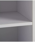 Prime Mirrored Narrow Tallboy - White