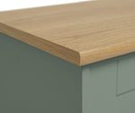 Home Winchester 2 Door TV Unit - Green | Contemporary Media Furniture