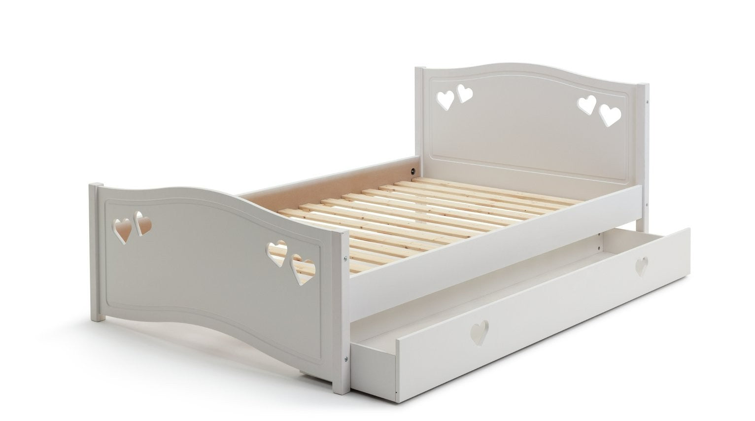 Mia Single Bed With Drawer White | Space Saving Sleep Solution