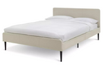 Kristopher Small Double Fabric Bed Frame - Cream
