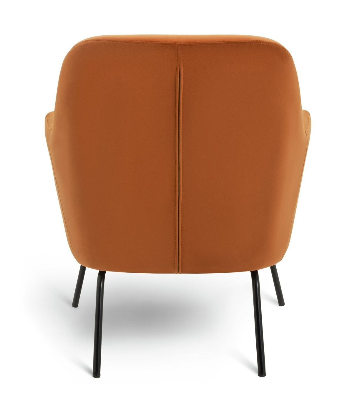 Celine Velvet Accent Chair - Orange | Vibrant Color Accent