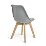 Jerry Pair of Dining Chair - Grey | Modern Mealtime Seating