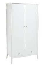 Home 2 Door 1 Drawer Wardrobe - White | Curvaceous looks wardrobe