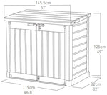 Keter Store It Out Max 1200L Garden Storage Box -Beige/Green | 1200L garden stor