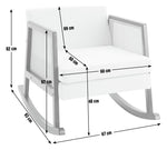 Habitat Rattan Rocking Chair - Cream