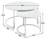 Habitat Nomad Nest of 2 Coffee Tables - Oak ( B Grade 36332 )