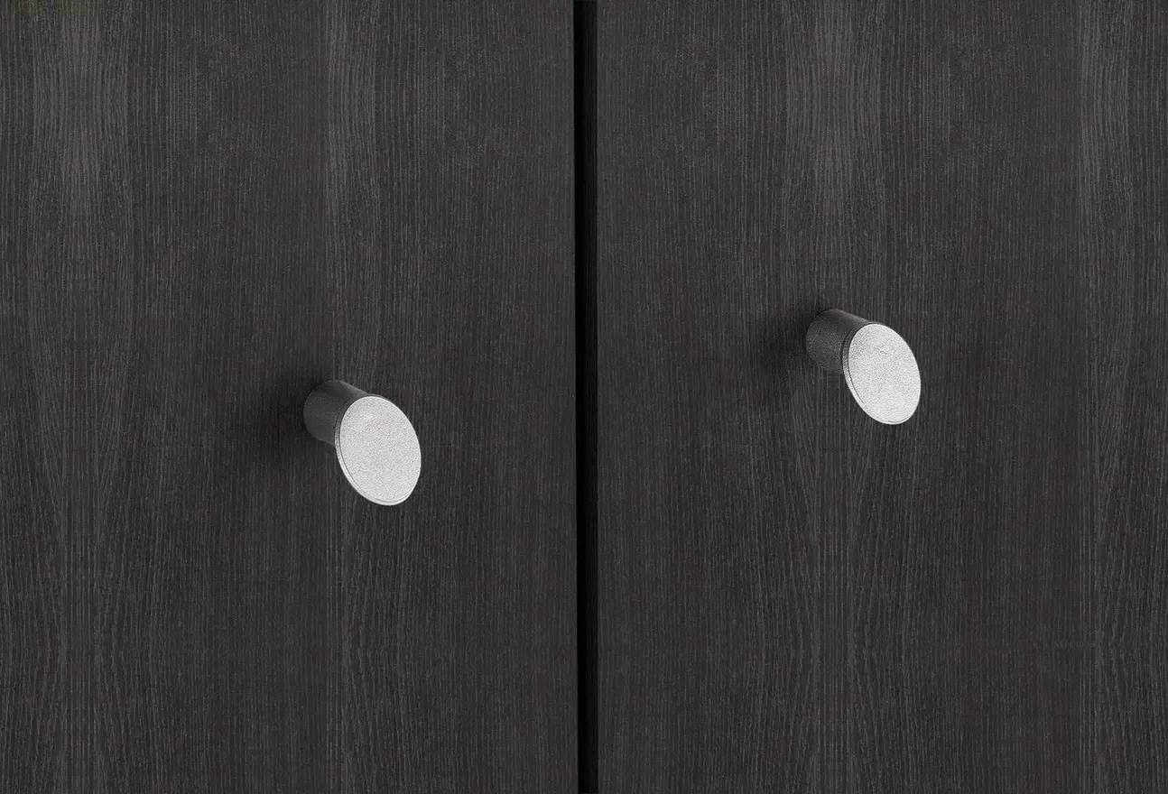 Malibu 3 Dr 4 Drawer Wardrobe - Black Oak Effect | Dark Wood Look