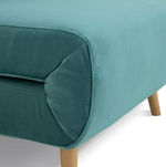 Habitat Roma Single Compact Fabric Chairbed - Teal
