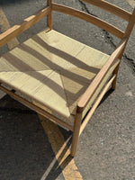 Habitat Laurie Solid Oak Lounge Chair - Natural ( S )