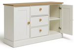 Winchester 2 Door 3 Drawer Sideboard - Cream ( B Grade )