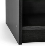 Home Maine TV Unit Black Ash Effect | Modern Living Room TV Stand Cabinet
