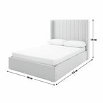Kempley Kingsize End Lift Ottoman Bed - Grey | Elegant Sleep Space