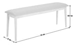 Skandi Wooden Dining Bench - Walnut | Modern Dining Room Bench Furniture