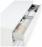 Home Jenson 6 Drawer Chest - Matte White | Minimalist design storage cabinet