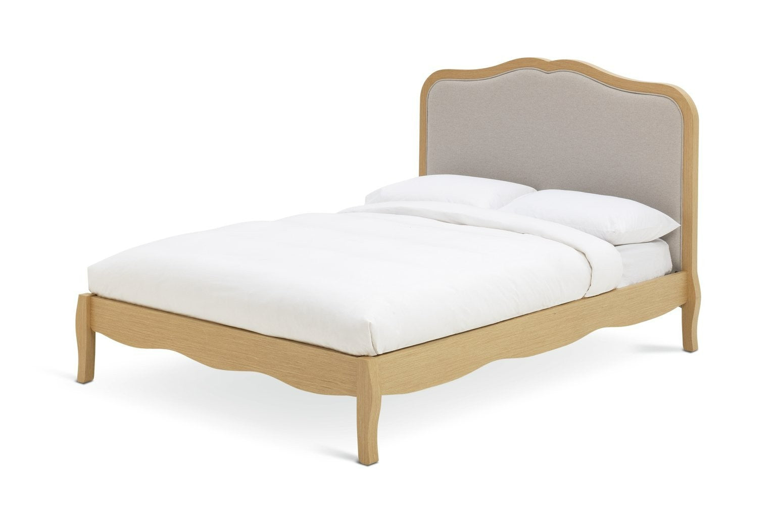 Margot Double Bed Frame - Natural | Natural wood bed