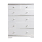 Nordic 4 + 2 Drawer Chest - White