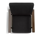Watson Self Assembly Wood Accent Chair -Dark Grey