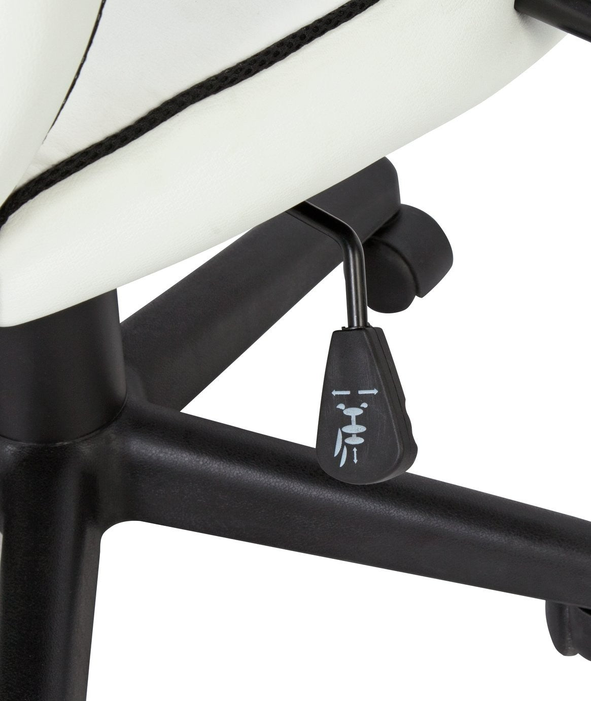 Faux Leather Mid Back Gaming Chair -White & Black | Workspace Coolness Quality