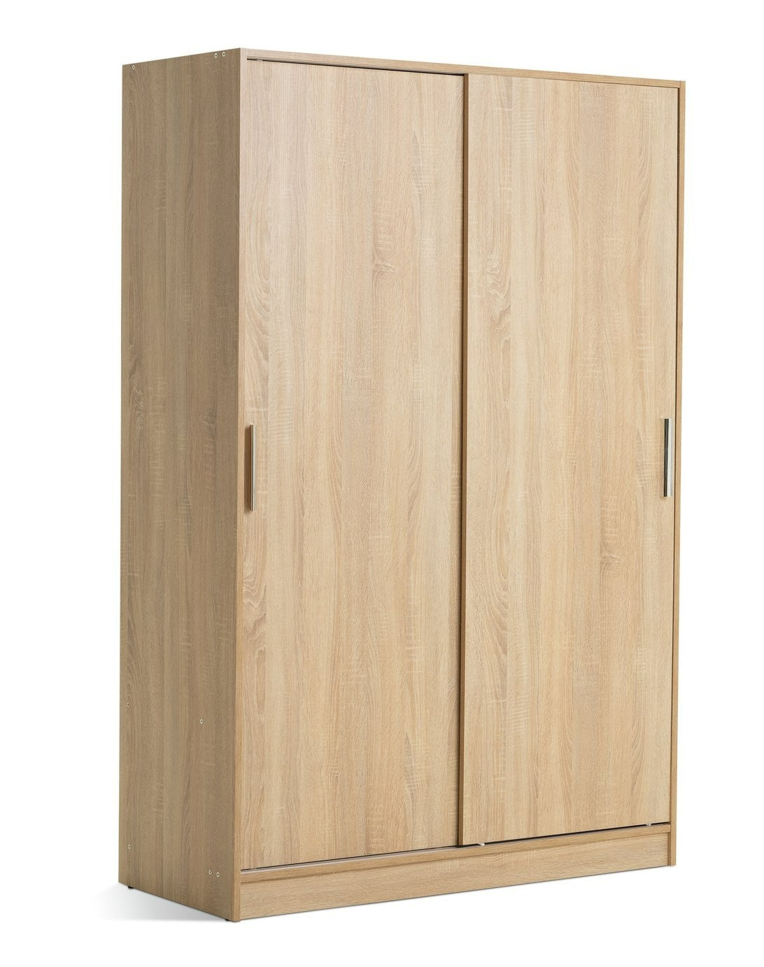 Nova 2 Door Sliding Wardrobe - Oak | Modern Bedroom Storage Cabinet Furniture