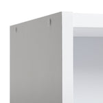 Compton 2 Drawer Bookcase - White | Space Saving Display Solution