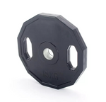 Pro Fitness Olympic Rubber Weight Plates 2 x 15kg | Bumper Discs for Barbell