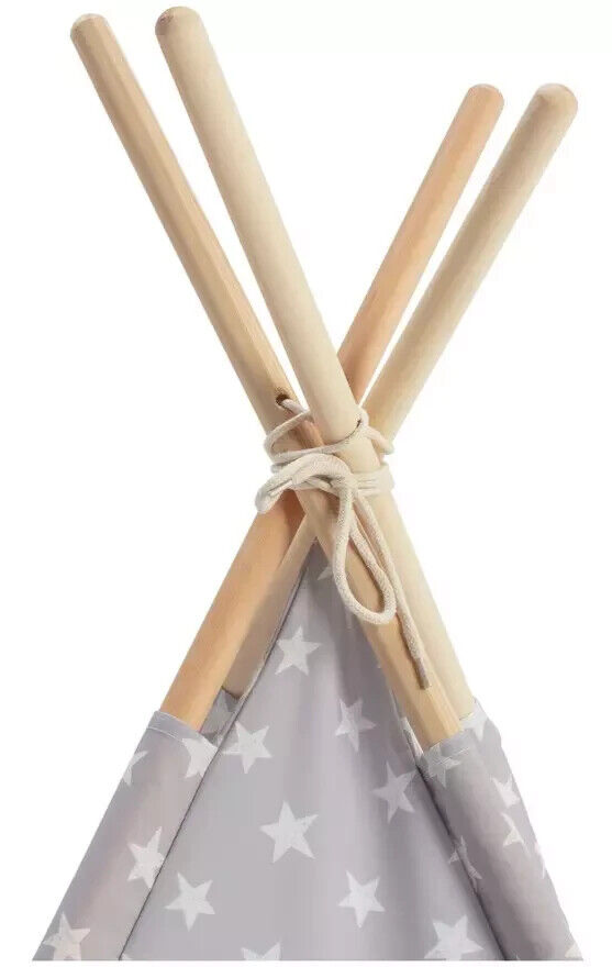 Habitat Kids Grey Stars Teepee Tent
