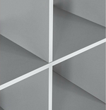 Habitat Squares Plus 8 Cube Storage Unit - Grey | Modern Organizer Shelves