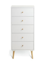 Habitat Otto 5 Drawer Tallboy - White