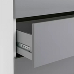 Habitat Munich 4 Drawer Chest - Grey Gloss