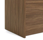 Habitat Oldham Wide 4 Drawer Chest - Walnut