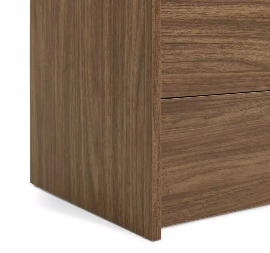 Habitat Oldham Wide 4 Drawer Chest - Walnut