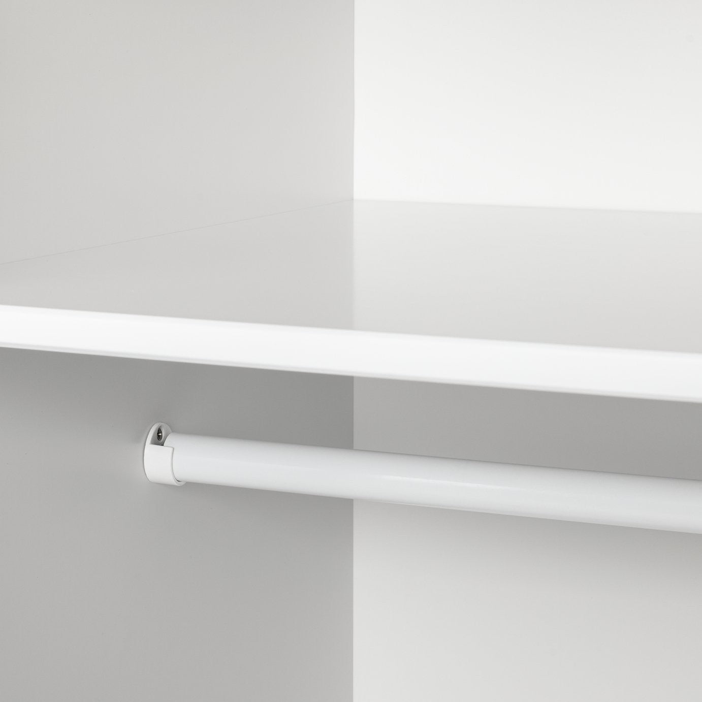 Pimlico 2 Door 2 Drawer Wardrobe - White | Slim wardrobe for small rooms
