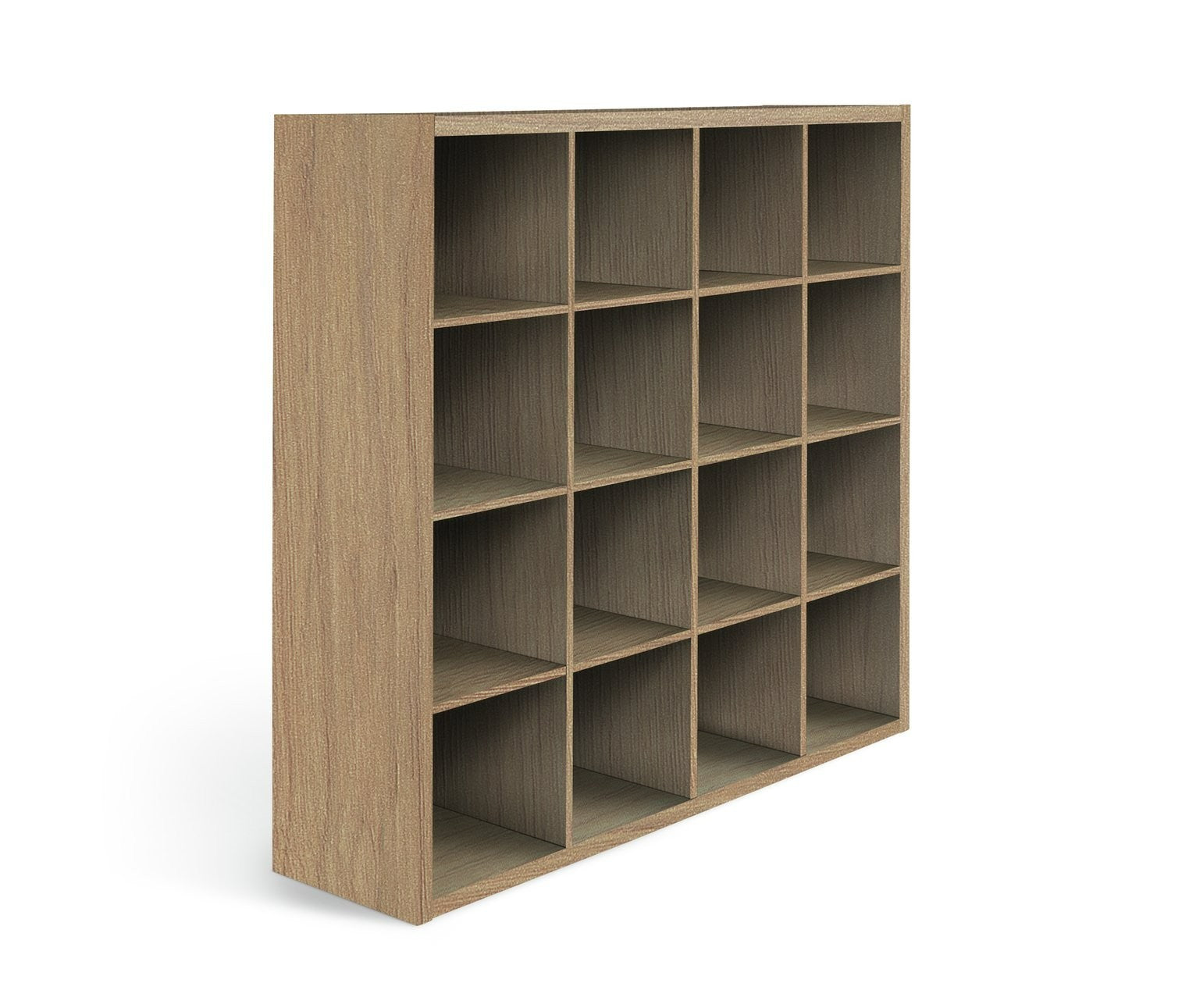 Squares Plus 16 Cube Storage Unit - Dark Oak | Contemporary Home Display