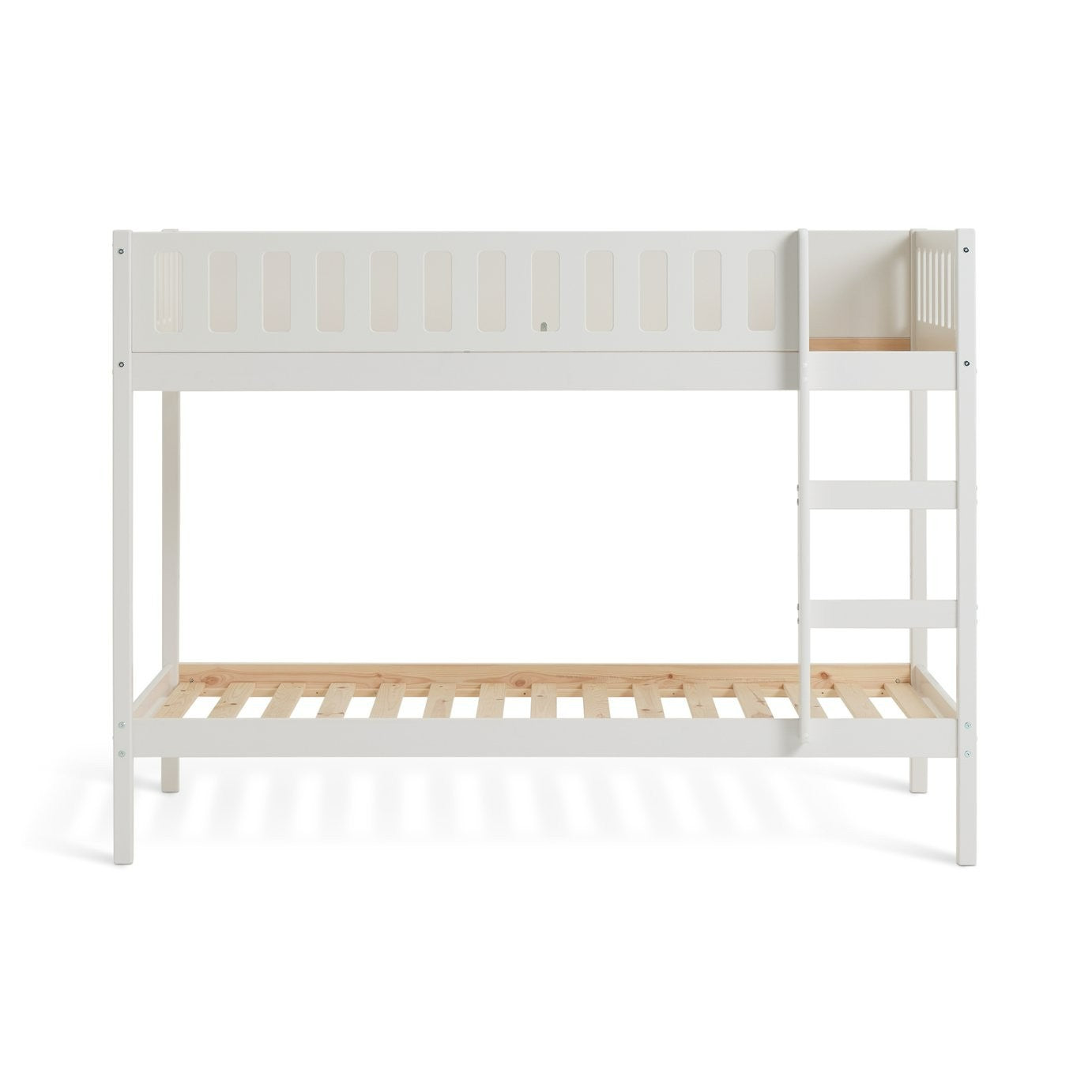 Ronnie Bunk Bed Frame - White | Space-saving kids bunk bed