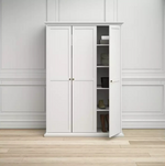 Tvilum Paris 3 Door Wardrobe White | Bedroom Storage Wardrobe Furniture