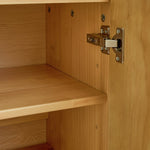 Simone 2 Door Shoe Storage Cabinet - Oak