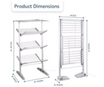 Minky Sure Dri 23m 4 Tier Heated Clothes Airer with Cover