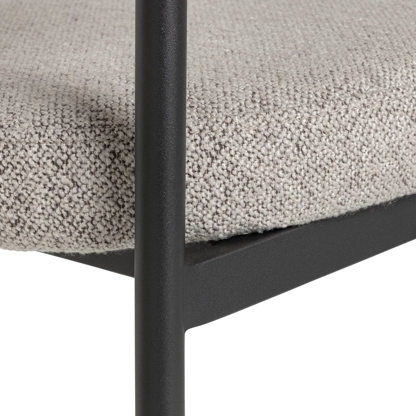 Oakie Pair of Fabric Dining Chair - Grey | Soft Upholstered Comfort